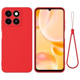 RUBBER Ochranný kryt pro ZTE Blade A35 červený