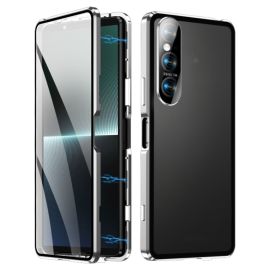 Magnetický kryt 360 pro Sony Xperia 1 VI stříbrný