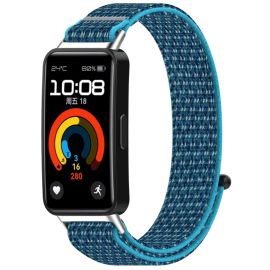 NYLON Vyměnitelný řemínek pro Huawei Band 10 / Band 9 / Band 8 modrý