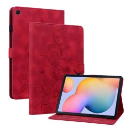 ART LILY Zaklápěcí pouzdro pro Samsung Galaxy Tab S6 Lite 2024 / S6 Lite 2022 / S6 Lite červené