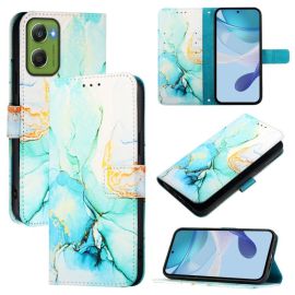ART MARBLE Peněženkový kryt pro Motorola Moto G06 / G06 Power GREEN