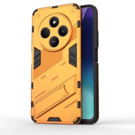 BIB Ochranný obal se stojanem pro Xiaomi Redmi 14C / Poco C75 oranžový