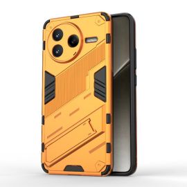 BIB Ochranný obal se stojanem pro Xiaomi Poco F7 Pro oranžový