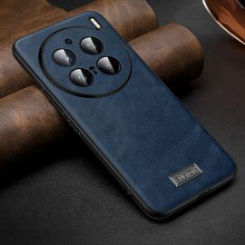 SULADA LEATHER Ochranný kryt Vivo X200 Pro 5G modrý