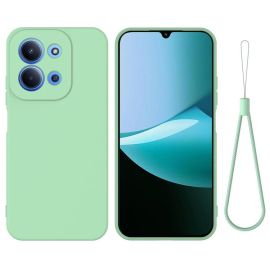 RUBBER Ochranný obal pro POCO C85 zelený