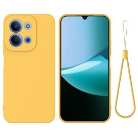 RUBBER Ochranný obal pro POCO C85 žlutý