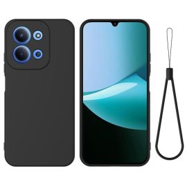 RUBBER Ochranný obal pro POCO C85 černý