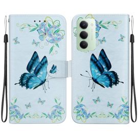 ART Peněženkový kryt pro Xiaomi Redmi 15 / Redmi 15 5G BLUE BUTTERFLY