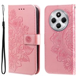 ART MANDALA Peněženkový kryt pro Xiaomi Redmi 14C / Poco C75 růžový