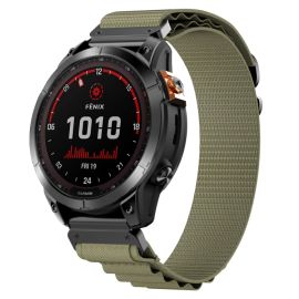 PROTEMIO Alpský tah řemínek pro smart hodinky o šířce 22mm khaki-zelený