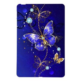 ART TPU Ochranný kryt pro Amazon Kindle Paperwhite 2024 BLUE BUTTERFLY