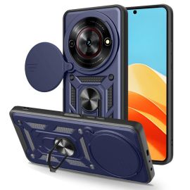 RING CAMERA Kryt s držákem pro ZTE Blade A75 5G / Nubia Focus 5G modrý