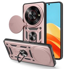 RING CAMERA Kryt s držákem pro ZTE Blade A75 5G / Nubia Focus 5G růžový
