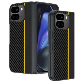 CARBON Ochranný obal pro Google Pixel 10 Pro Fold BLACK-YELLOW
