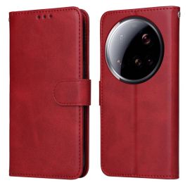 SMOOTH Peněženkové pouzdro pro Xiaomi 15 Ultra červené