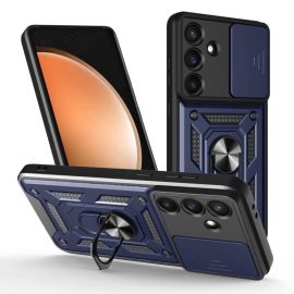 RING CAMERA Kryt s držákem pro Samsung Galaxy S25 FE modrý