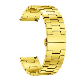 H-SHAPED Kovový řemínek pro Huawei Watch GT 5 46mm / GT 6 46mm / Watch GT 5 Pro 46mm / GT 6 Pro 46mm zlatý