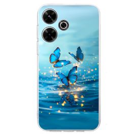 ART TPU Ochranný kryt pro Xiaomi Redmi Note 14 5G BLUE BUTTERFLIES