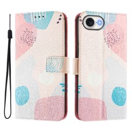 ART Peněženkový kryt pro Apple iPhone 16e ABSTRACT