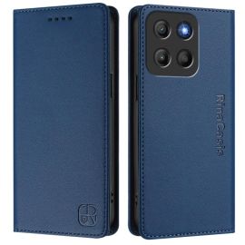 RINA Zaklápěcí pouzdro pro Motorola Moto G15 / G15 Power tmavě modré