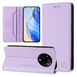 RINA Zaklápěcí pouzdro pro Realme 14 Pro+ 5G fialové