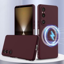 RUBBER MAGSAFE Silikonový kryt pro Sony Xperia 1 VI PLUM COLOR