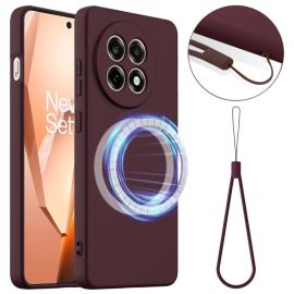 RUBBER MAGSAFE Silikonový kryt pro OnePlus 13R 5G PLUM COLOR