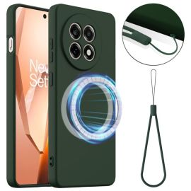 RUBBER MAGSAFE Silikonový kryt pro OnePlus 13R 5G DARK GREEN