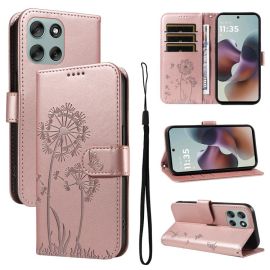 ART DANDELION Peněženkové pouzdro pro Motorola Moto G56 5G růžové