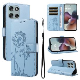 ART DANDELION Peněženkové pouzdro pro Motorola Moto G56 5G světle modré