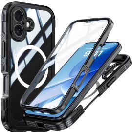 DUAL MAGSAFE Oboustranný ochranný obal pro Apple iPhone 17 černý