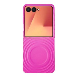 RIPPLE CASE Plastový kryt s MagSafe Samsung Galaxy Z Flip7 5G tmavě růžový