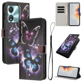 ART Peněženkový obal pro Honor X5c Plus BUTTERFLIES