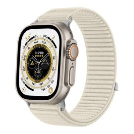 xDfind NYLON Vyměnitelný řemínek pro Apple Watch 44 / 45 / 46 / 49mm STARLIGHT