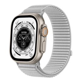 xDfind NYLON Vyměnitelný řemínek pro Apple Watch 38 / 40 / 41 / Apple Watch 10 / 11 42mm šedý