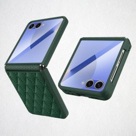 LATTICE Ochranný obal pro Samsung Galaxy Z Flip7 5G zelený