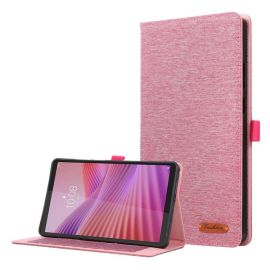 FABRIC Zaklápěcí obal pro Lenovo Tab One / Lenovo Tab K9 růžový