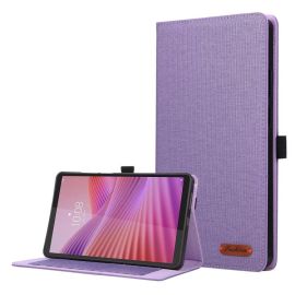 FABRIC Zaklápěcí obal pro Lenovo Tab One / Lenovo Tab K9 fialový