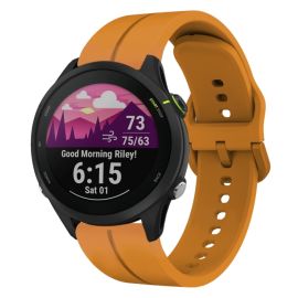 SILICONE Vyměnitelný řemínek pro Garmin Forerunner 255 Music žlutý