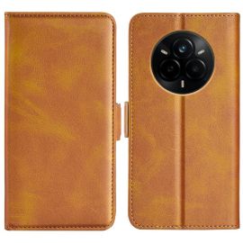 SIDE Peněženkové pouzdro pro Realme 14 Pro+ světle hnědé