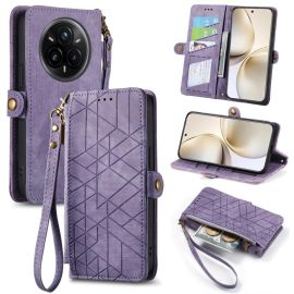 GEOM Peněženkové pouzdro pro Realme 14 Pro+ 5G fialové