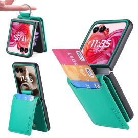 CARD Kryt s přihrádkami pro karty Motorola Razr 60 Ultra zelený
