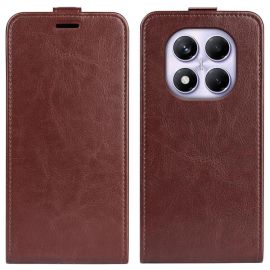 Vyklápěcí pouzdro pro Xiaomi Redmi Note 14 Pro hnědé