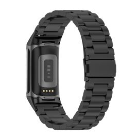 CLASSIC Kovový řemínek pro Fitbit Charge 6 černý