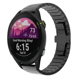 CLASSIC Kovový řemínek pro Garmin Forerunner 255 Music černý