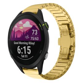 CLASSIC Kovový řemínek pro Garmin Forerunner 255 Music zlatý