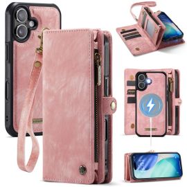 WALLET Ochranný kryt s peněženkou 2v1 pro Apple iPhone 17 růžový