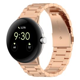 CLASSIC Kovový řemínek pro Google Pixel Watch 3 41mm / Pixel Watch 4 41mm růžový