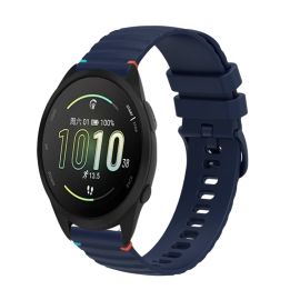 WAVY Silikonový řemínek pro Garmin Forerunner 165 Music tmavě modrý