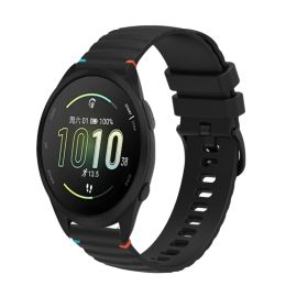 WAVY Silikonový řemínek pro Garmin Forerunner 165 Music černý